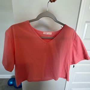 Pink Crop Top